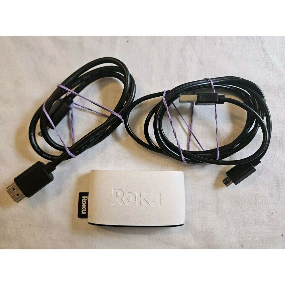 Roku 3930x‎ HD Streaming Media Player No Remote.  Comes With Hdmi Cable & Power